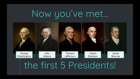 who was the first president|Iba pa.